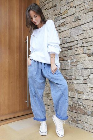 Duran Zig Barrel Leg Jean Vintage Washed Denim